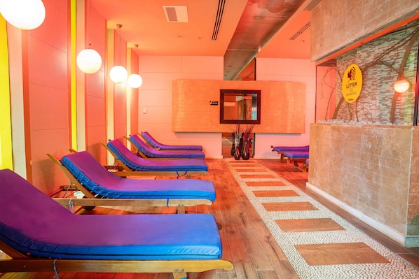 Manicures and pedicures, massages