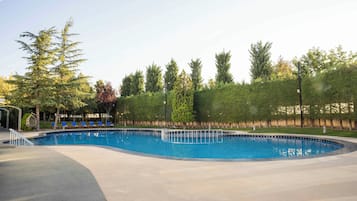 2 indoor pools, seasonal outdoor pool