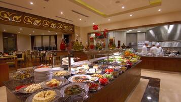 Daily buffet breakfast (EUR 15 per person)
