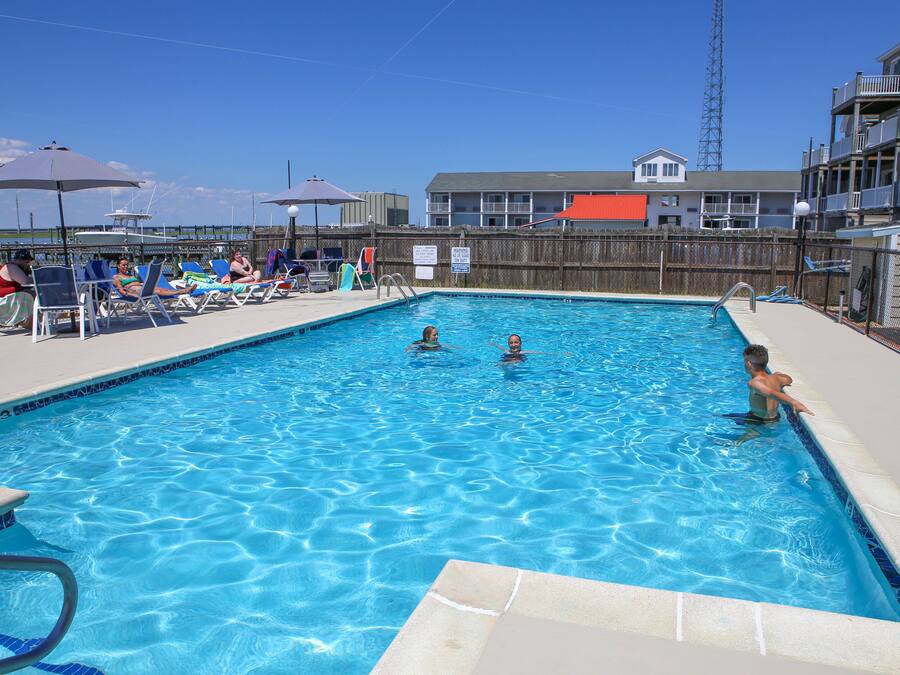 Seasonal outdoor pool