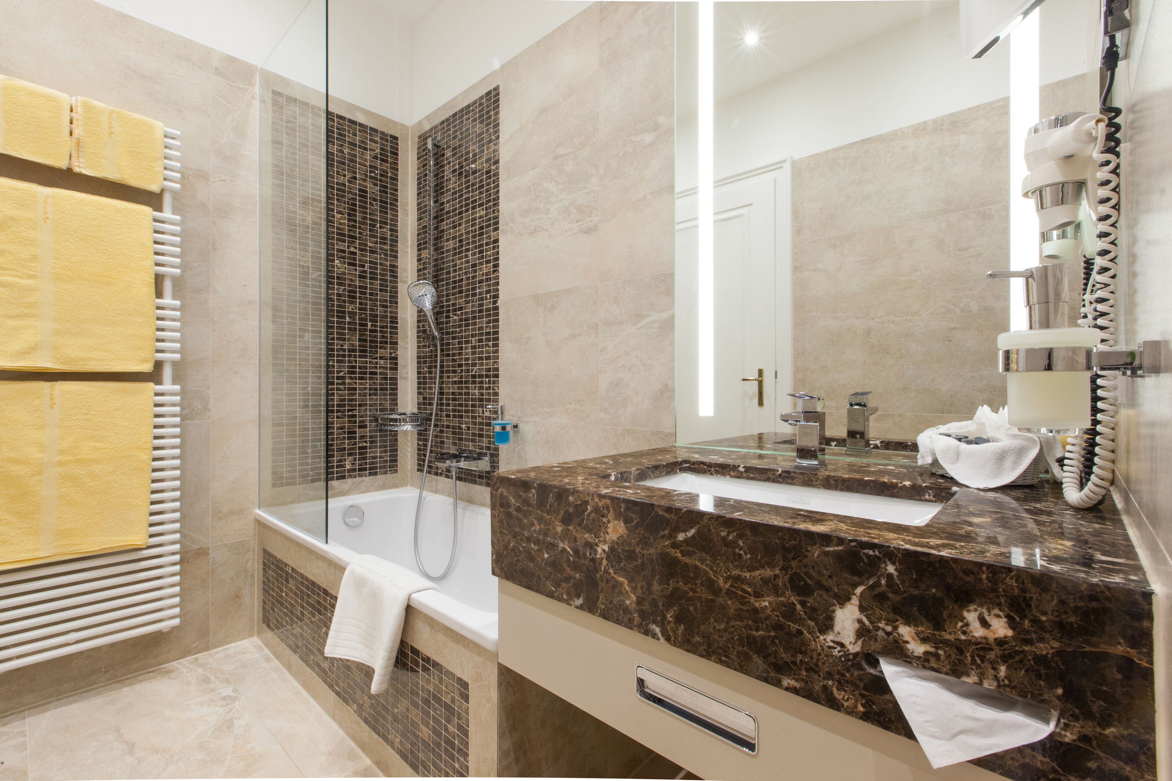 hypo-allergenic bedding, minibar, in-room safe, desk