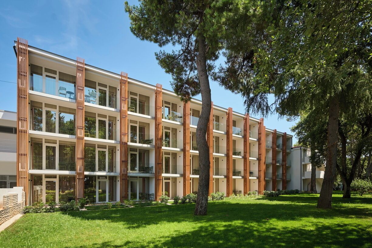Fassade der Unterkunft