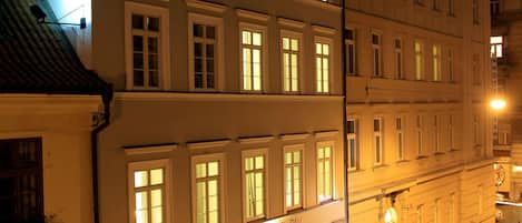 Front of property – evening/night