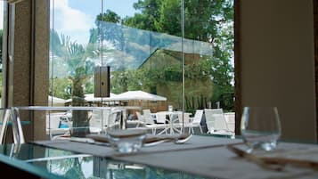 Lunch and dinner served, local cuisine