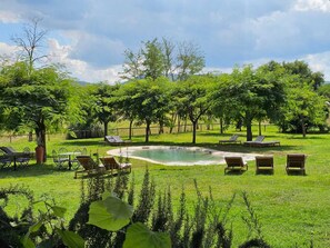 Alberca al aire libre por temporada 