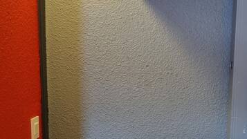 Room, 3 Twin Beds | Living area | TV