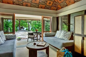 Room, Ocean View (Bure) | Living room | Table tennis, books