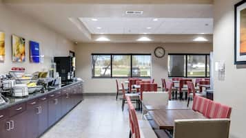 Gratis kontinental morgenmad hver dag