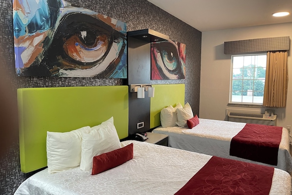 Habitación, 2 camas Queen size, para no fumadores | Wifi gratis y ropa de cama