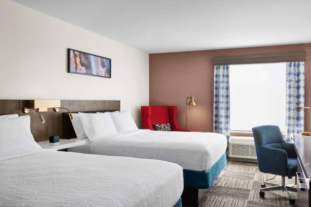 In-room safe, desk, iron/ironing board, free cribs/infant beds