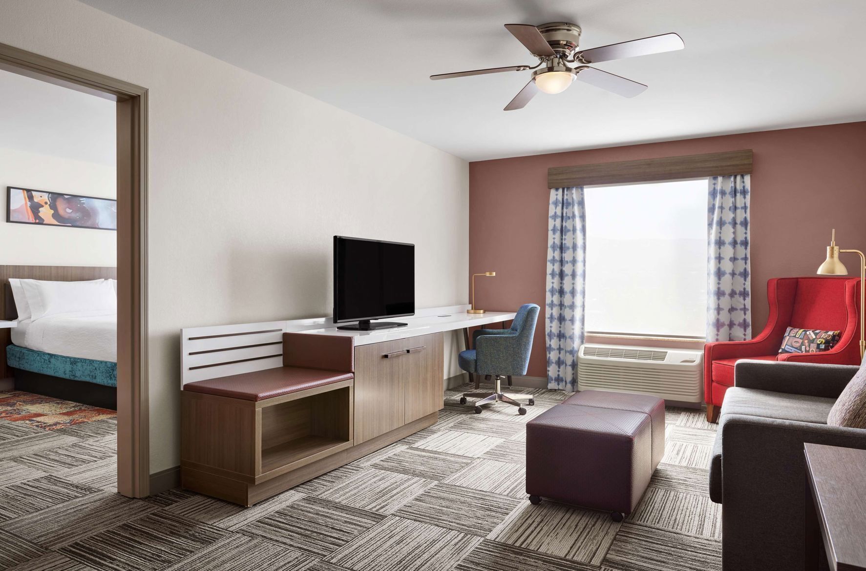 In-room safe, desk, iron/ironing board, free cribs/infant beds