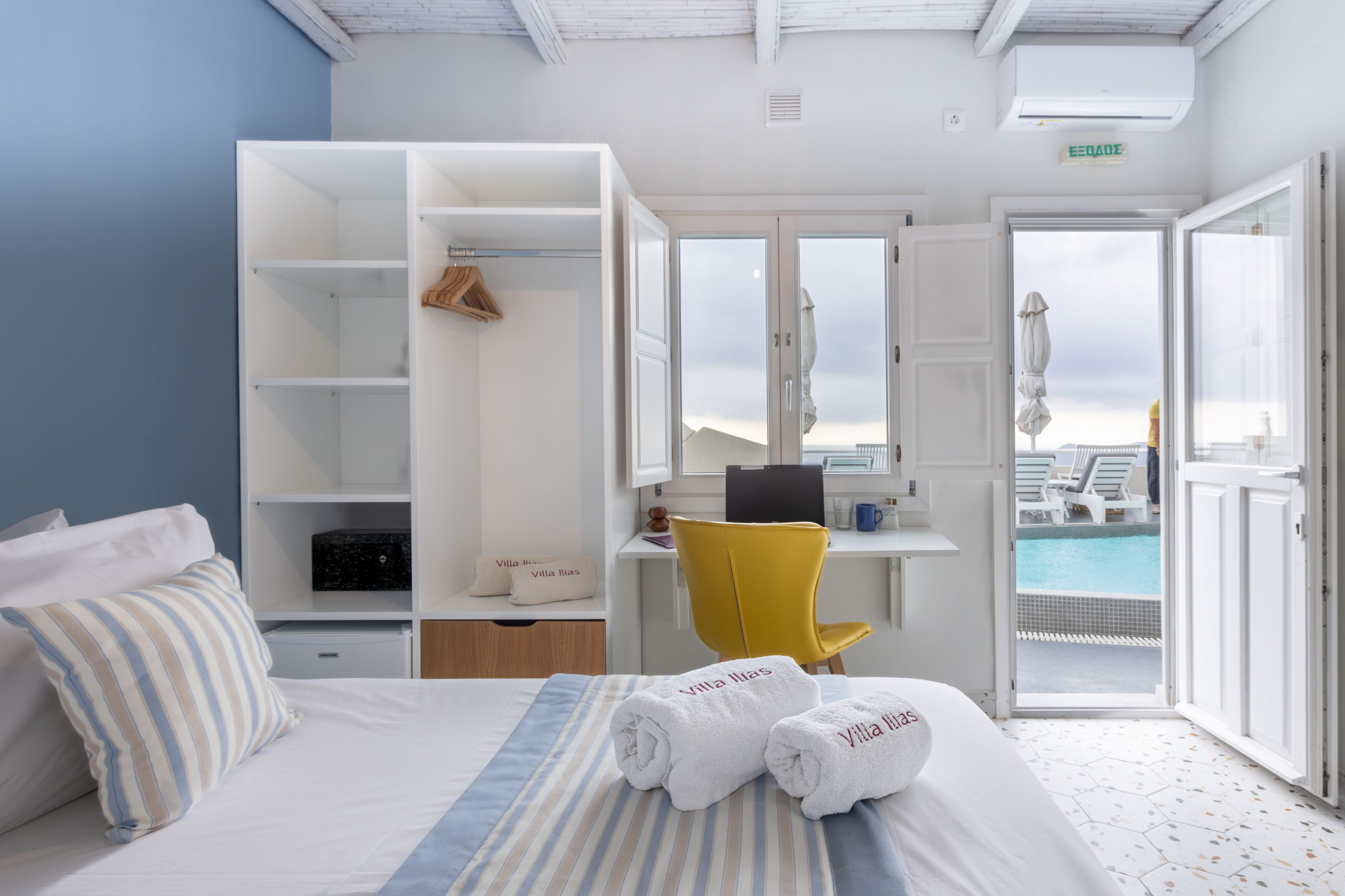 standard single room, pool view (pool level) | 1 bedroom, in-room safe, iron/ironing board, free wifi