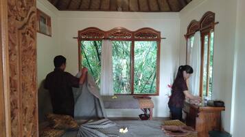 Body treatments, aromatherapy, body scrubs, facials