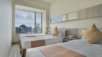 Free WiFi, bed sheets