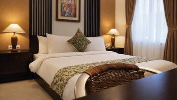 Chambre Double Deluxe | Minibar, coffres-forts dans les chambres, bureau, Wi-Fi gratuit