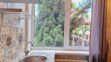 Duplex (Suite) | Private kitchen | Fridge, coffee/tea maker, electric kettle