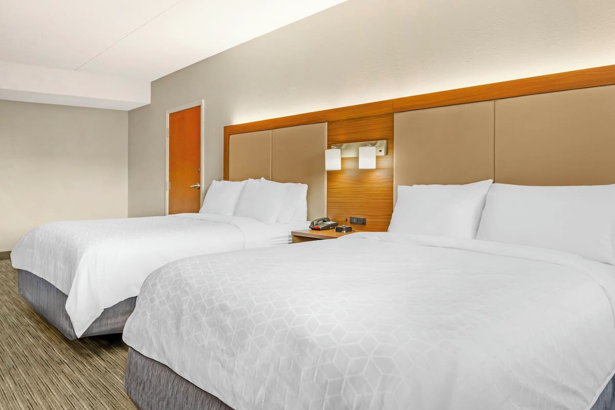 Standard Room, 2 Queen Beds, Accessible Bathtub (Mobility) | Egyptian cotton sheets, premium bedding, pillowtop beds, in-room safe