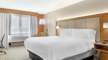 Egyptian cotton sheets, premium bedding, pillow-top beds, in-room safe