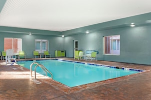 Indoor pool, open 7:00 AM to 11:00 PM, sun loungers