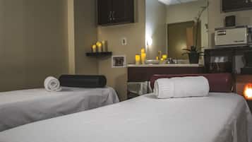 Hot stone massages, deep-tissue massages