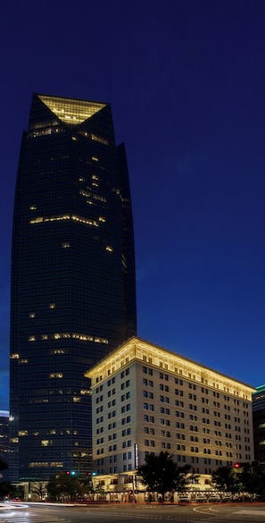Front of property – evening/night