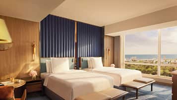 Premium bedding, minibar, in-room safe, desk