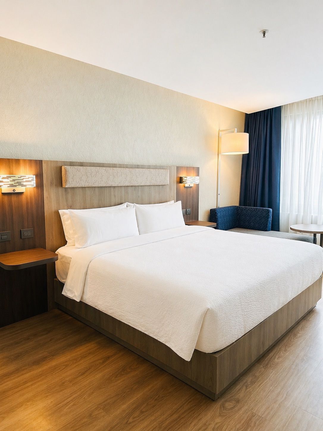 Standardzimmer, 1 King-Bett (Bath Shower Combination) | Italienische Bettbezüge von Frette, hochwertige Bettwaren