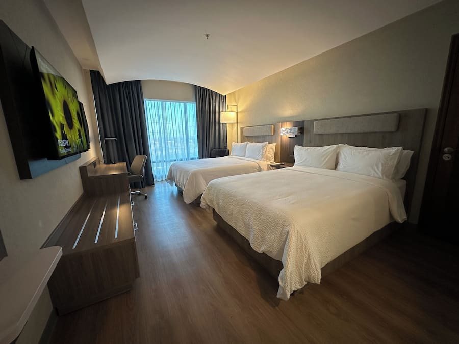 Standard Room, 2 Queen Beds | Frette Italian sheets, premium bedding, down duvets, desk