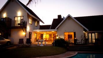 Front of property – evening/night