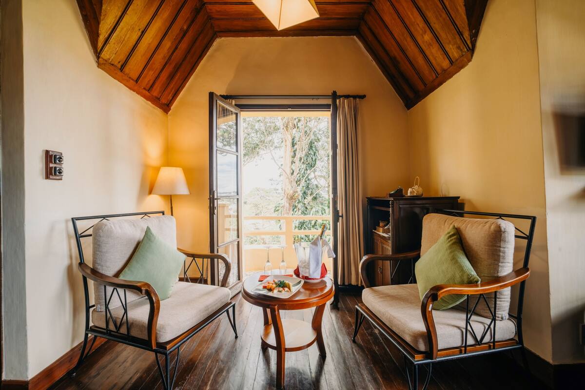 villa room | minibar, in-room safe, blackout curtains, iron/ironing board