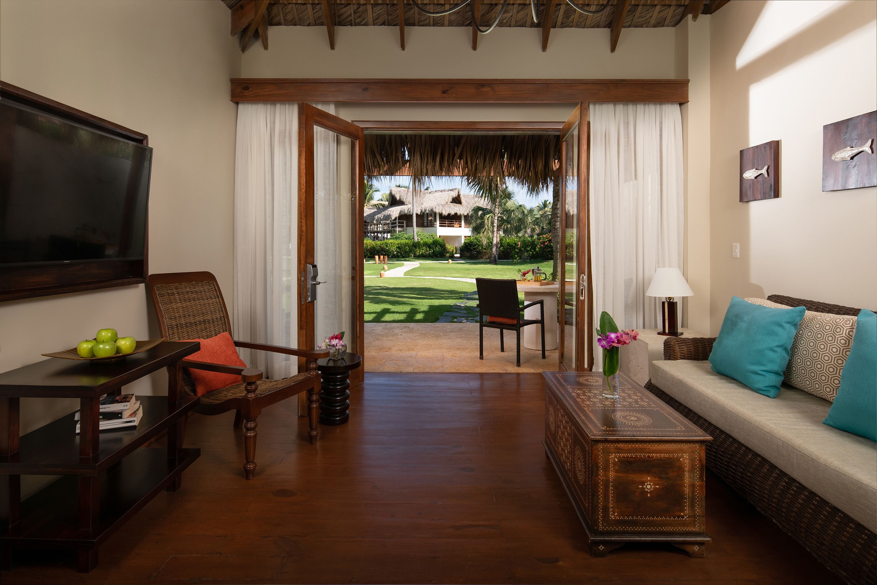 2-bedroom villa caribe garden view | view from room