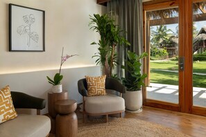 2-Bedroom Villa Caribe Garden View | Hochwertige Bettwaren, Pillowtop-Betten, Zimmersafe, Schreibtisch