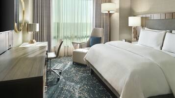 Hypo-allergenic bedding, pillowtop beds, minibar, in-room safe