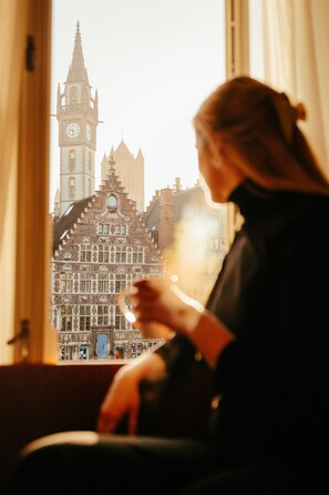 1 間臥室、高級寢具、羽絨被、記憶床墊