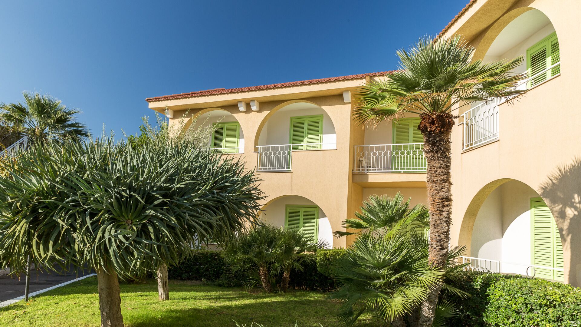 Façade de l’hébergement