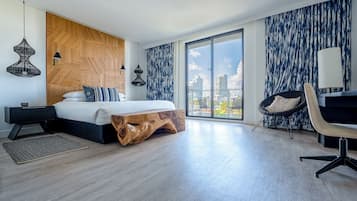 Rom – premium, 1 kingsize-seng, balkong | Italienske Frette-laken, sengetøy av topp kvalitet og dundyner