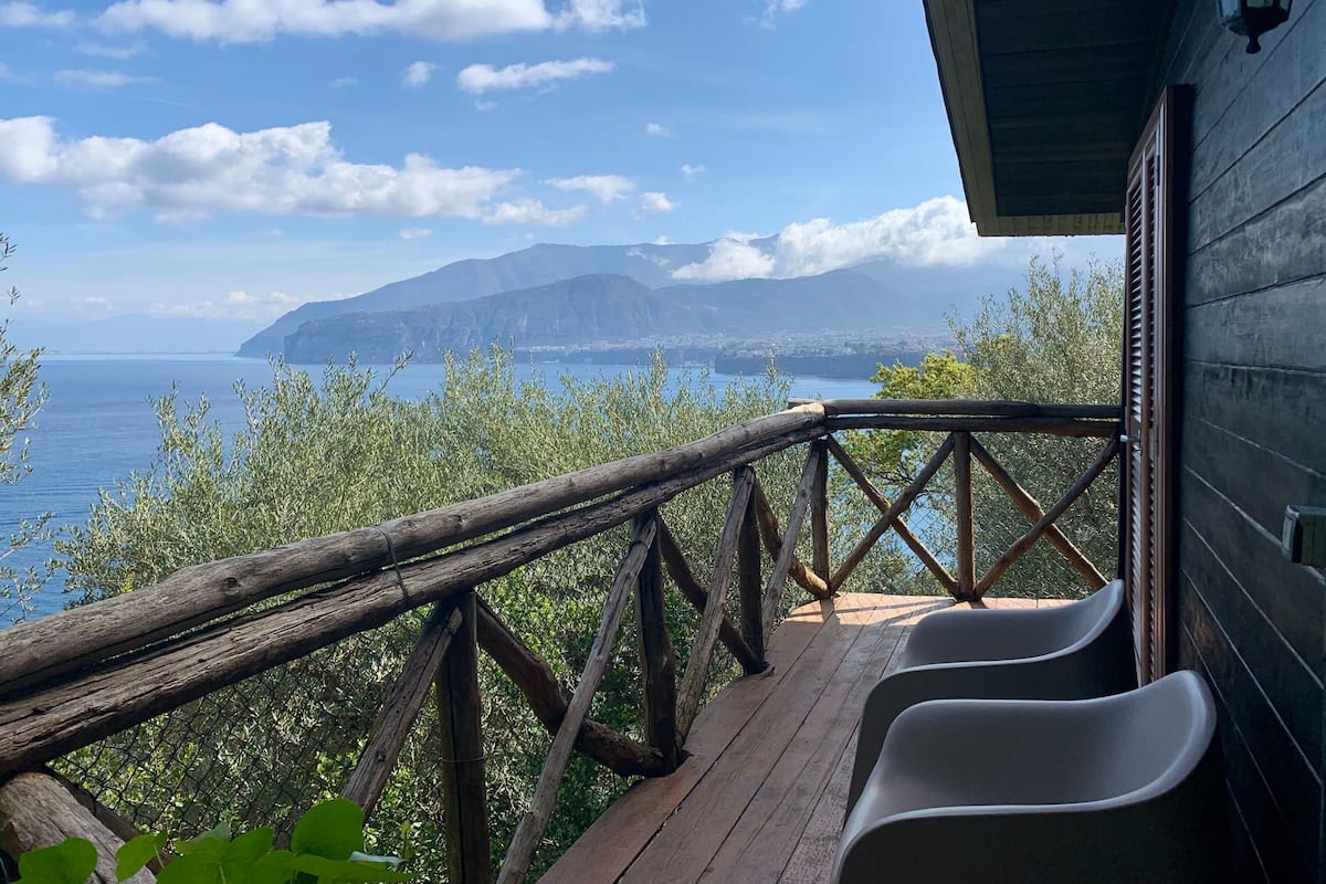Bungalow Supérieur, vue mer | Terrasse/Patio
