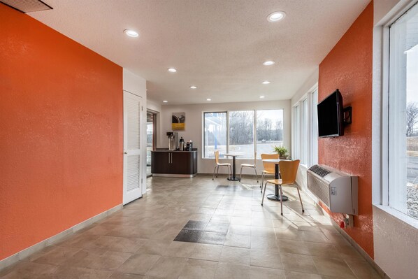 Sitteområde i lobbyen