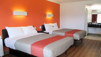 Meja kerja, Wi-Fi gratis, dan seprai linen