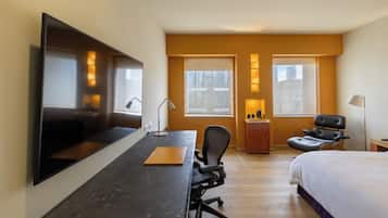 Habitación superior | Ropa de cama de alta calidad y minibar