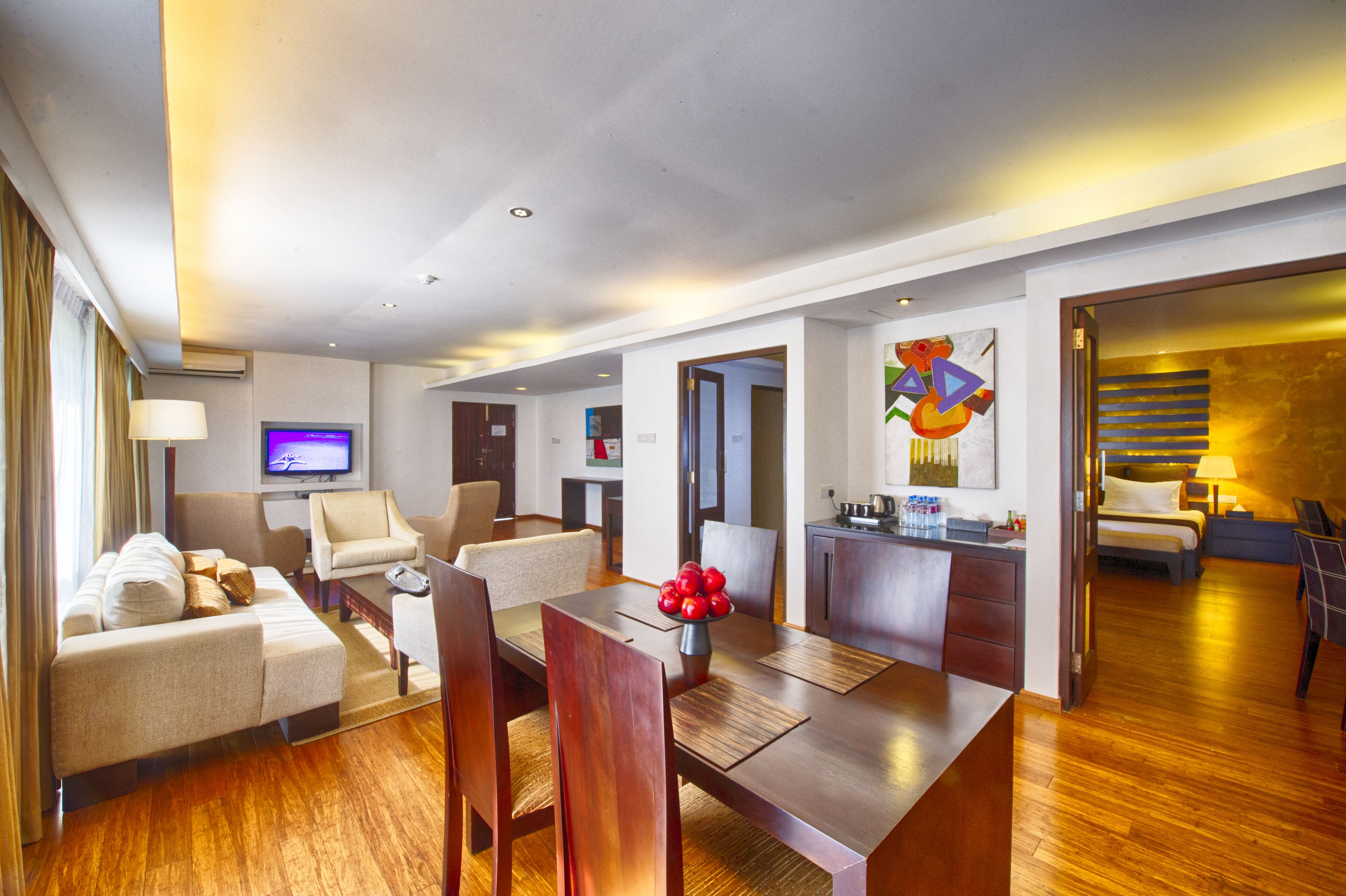 1 bedroom, minibar, in-room safe, individually furnished