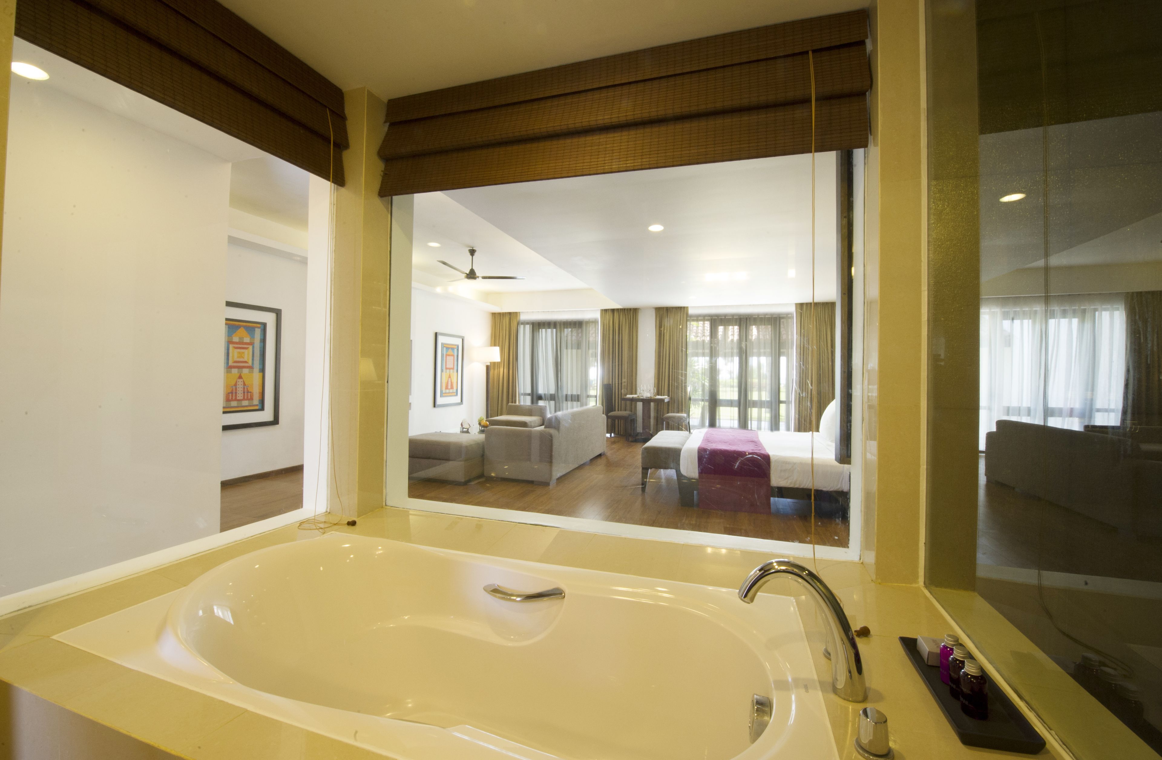 bathroom | bathrobes, towels, soap, shampoo