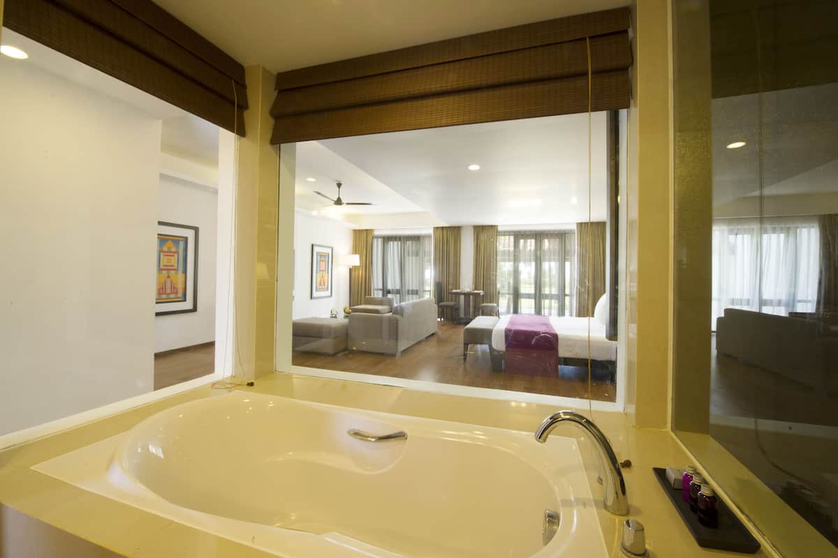 bathroom | bathrobes, towels, soap, shampoo