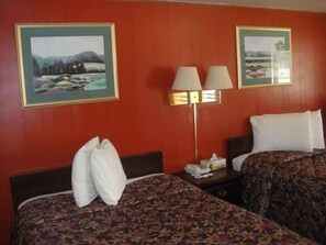 Standard Room, 1 King Bed, Refrigerator & Microwave | Iron/ironing board, free WiFi, bed sheets