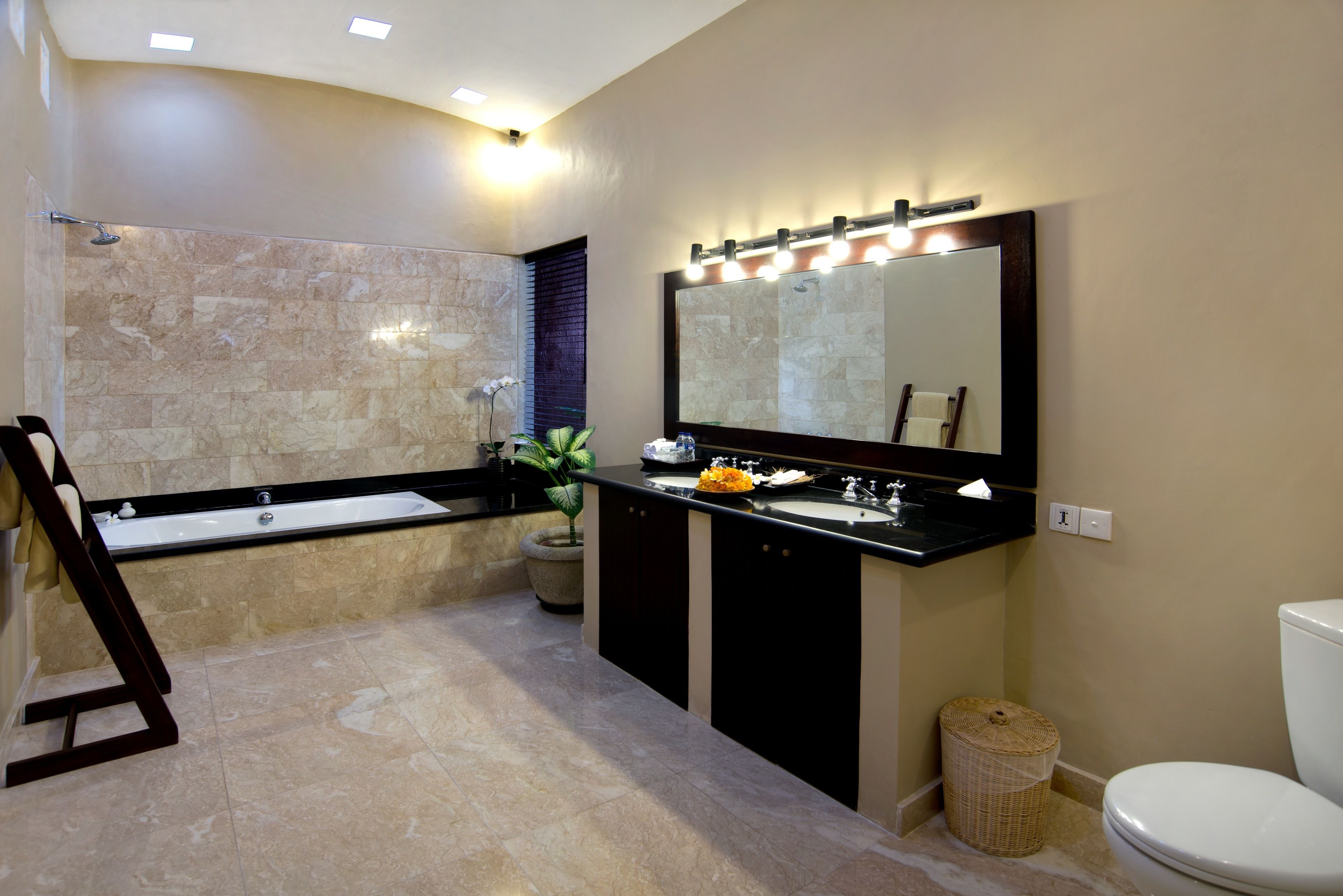 villa, 1 bedroom, private pool | bathroom | free toiletries, hair dryer, bathrobes, slippers