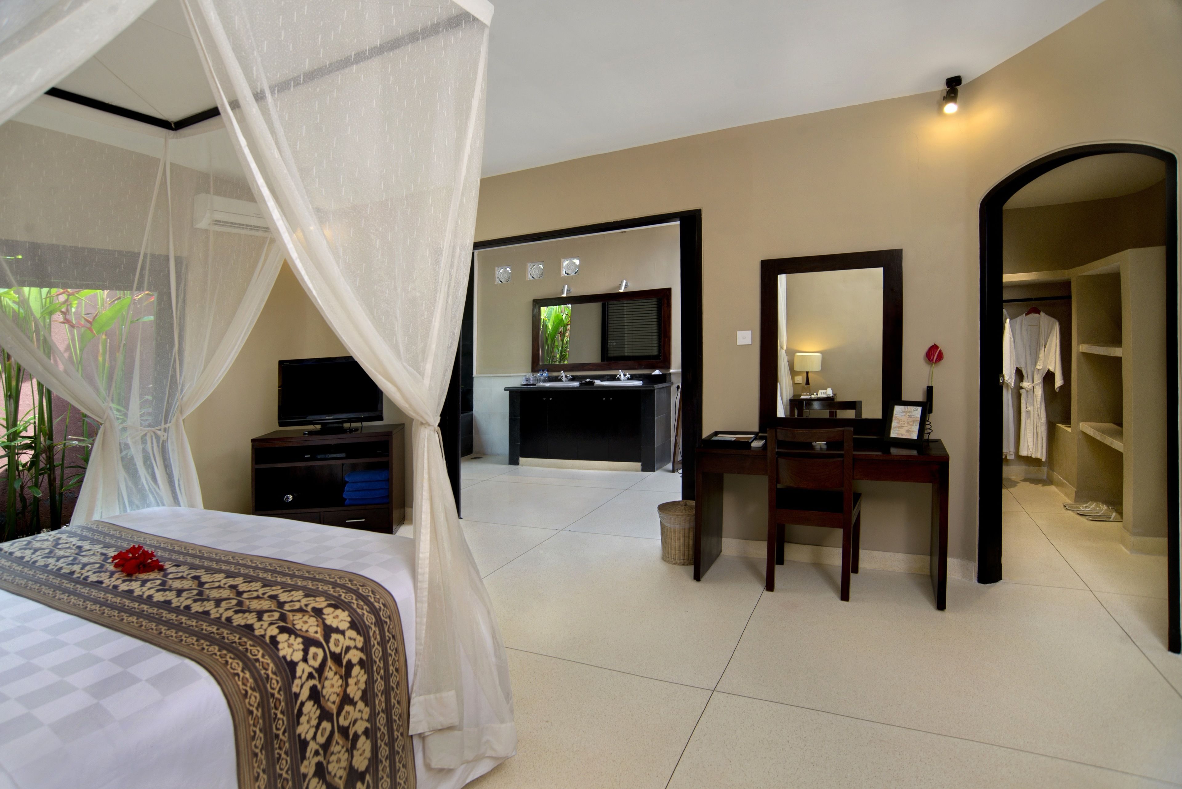 villa, 3 bedrooms, private pool | minibar, in-room safe, desk, iron/ironing board
