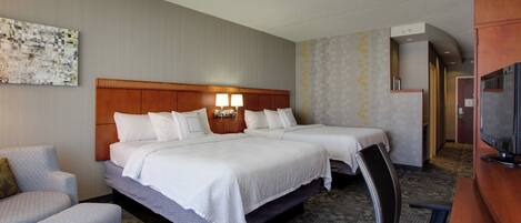 Hypo-allergenic bedding, desk, soundproofing, iron/ironing board