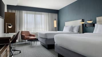 Room, 2 Queen Beds | Hypo-allergenic bedding, desk, soundproofing, iron/ironing board