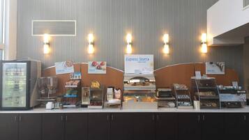 Free daily buffet breakfast