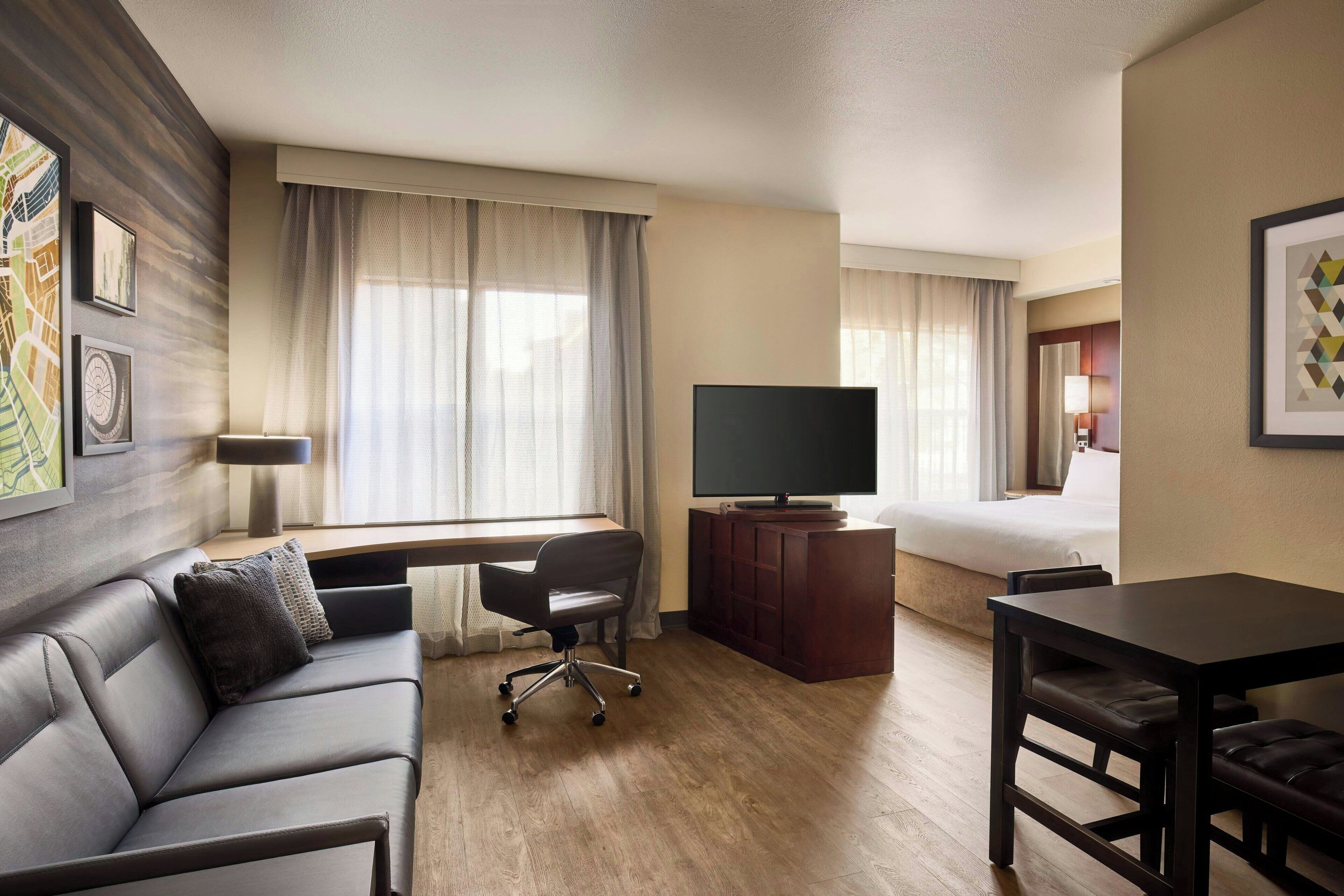 studio, 1 king bed with sofa bed, non smoking | 1 bedroom, premium bedding, in-room safe, laptop workspace